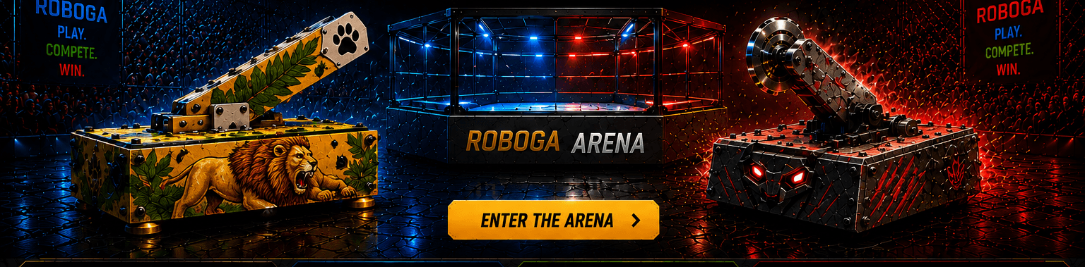Roboga arena and combat robots